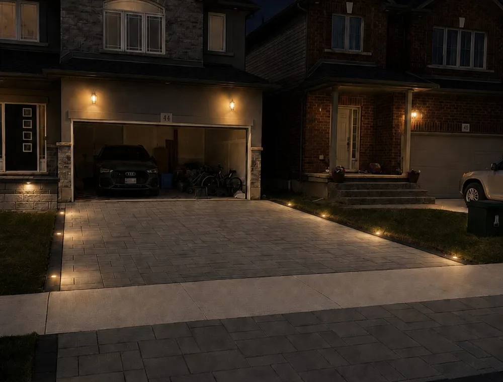 TODO placeholder graphic for permeable paver driveway project; replace with real project photo.